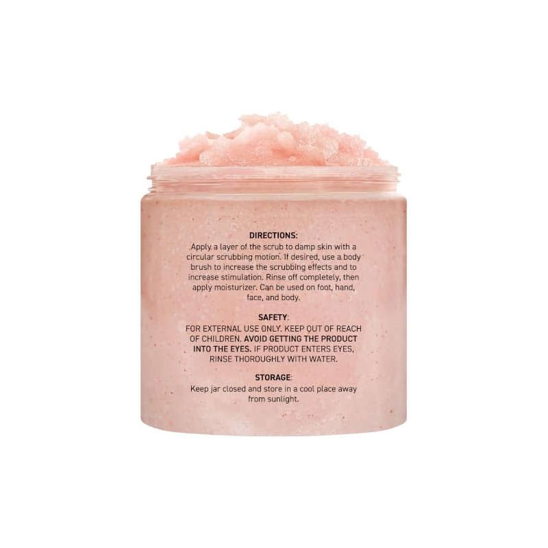 Himalayan Salt Body Scrub 10 oz - All Natural Cleansing