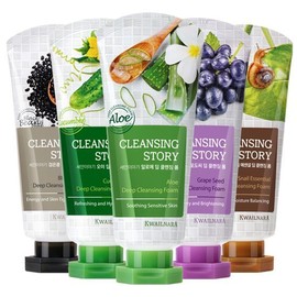 Fruitland [Fruitland] Sean Story Deep Cleansing Foam 120g x 5 - Cucumber/Single Item / [과일나라]세안이야기 딥 클렌징폼 120g x 5개 - 오이/단일상품