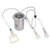 Manual Milking Machine 2000ml Effort Saving Control Stainless Steel Bottle