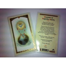 Holy Prayer Cards For the Prayer to the Holy Spirit in Spanish