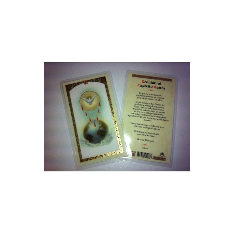 Holy Prayer Cards For the Prayer to the Holy Spirit