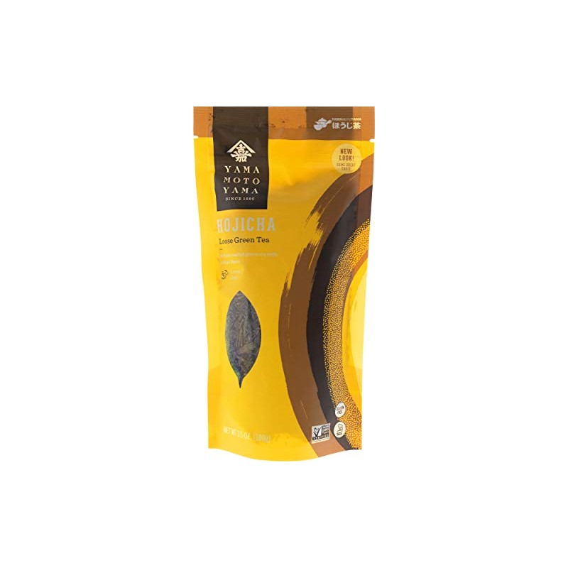 Loose Green Tea Hoji-Cha té verde tostado, bolsa de 100