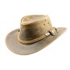 Black Jungle Bulat Leather Western Hat Australia Cowboy Hat, tan