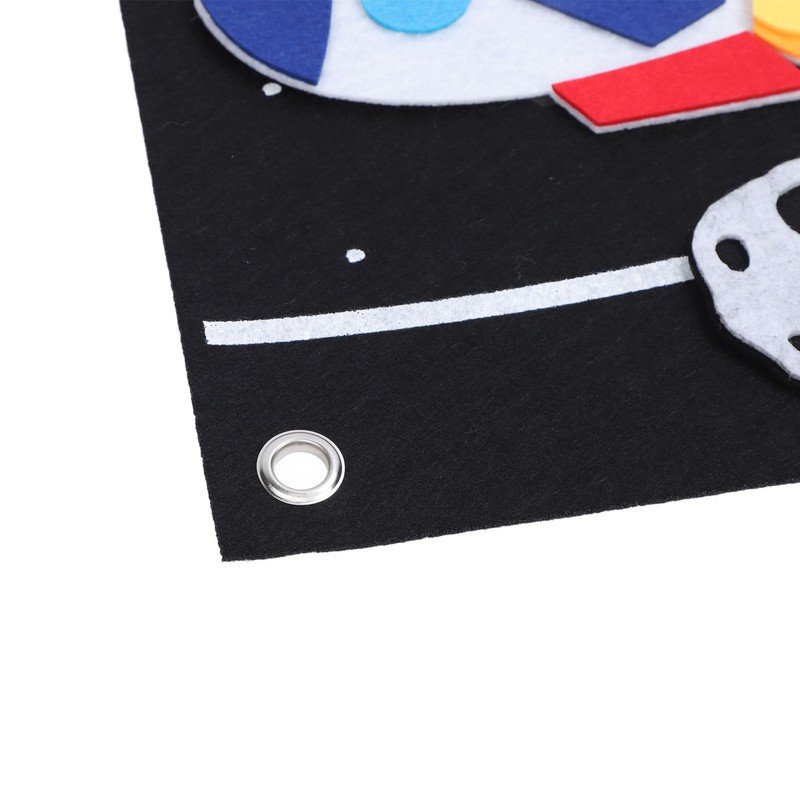 45pcs Outer Space Felt Story Board 3.5in Storytelling Educational DIY