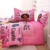 GRAT TIOC Black Girl Comforter Set Twin for Kids Teens,God