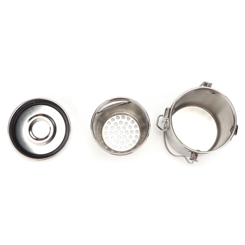 Brush Washing Bucket Stainless Steel Material Easy Carry Painting Supply