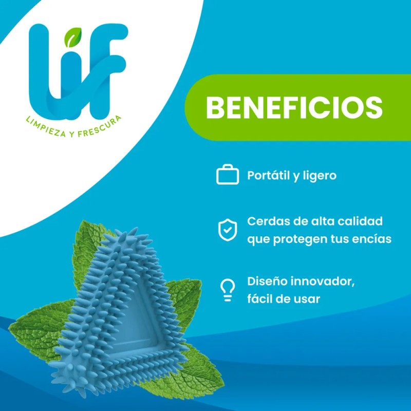 Lif pack 4 cepillo bucal masticable 30 unidades por paquete