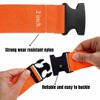2 Luggage Straps, 2 Luggage Tags and 2 Suitcase Locks,