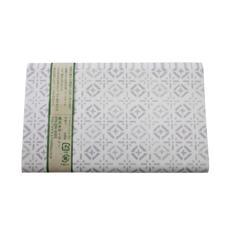 Kurochiku 71909734 Fashionable Kaishi, Black Ground Diamond Pattern