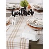 DII Home Sweet Farmhouse Plaid Tabletop Collection, Table Runner, 14x72,