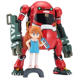 Hasegawa SP479 Mechatrowego Eva Collaboration Series Vol. 2 Niuki (Pawaam) + Shikinami Asuka Langley (Resin Kit), 1/20 Scale, Color-Coded Plastic Model