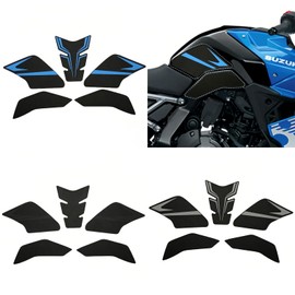 Tank Pad for Suzuki GSX8S GSX-8R GSX 8S 8R 2023-24-2025 Motorcycle Gas Tank Protector Fuel Tank Sticker Accessories Parts Anti-Slip Scratch Durable Honeycomb Design (Gray)