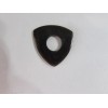 Handmade 2 Rare Black Buffalo Horn Triangle Shaped Guitar Pick