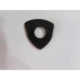 Handmade 2 Rare Black Buffalo Horn Triangle Shaped  Guitar Pick  high quality pick