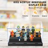 KKU KKU Display Case for Minifigure Action Figures Blocks, Acrylic