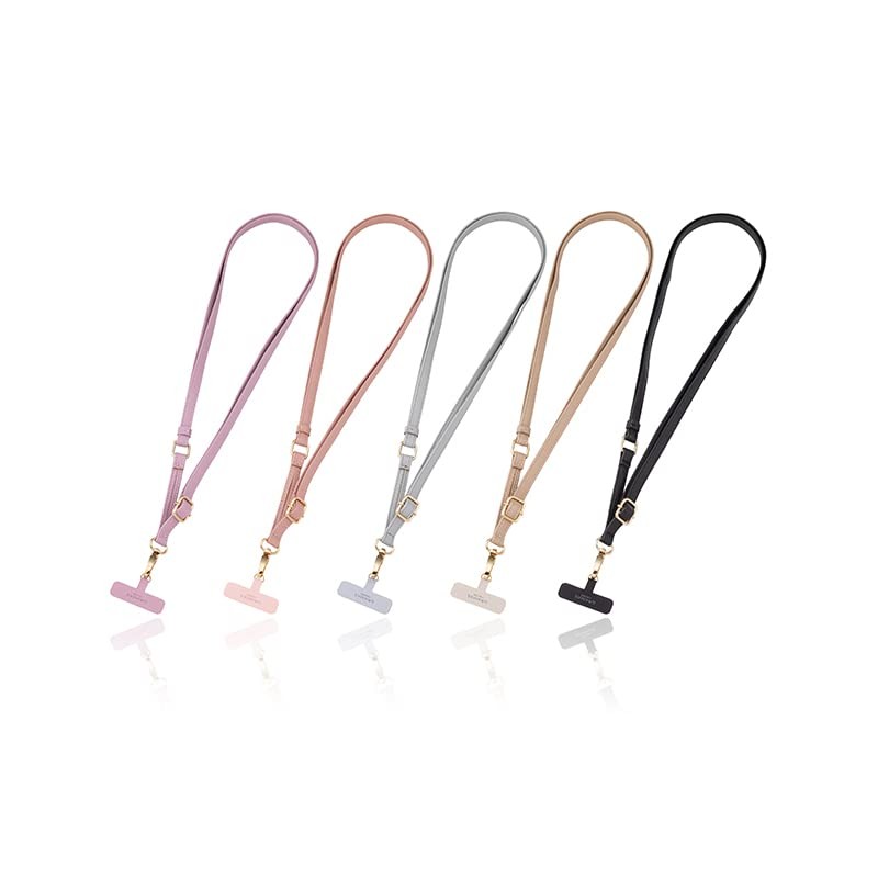 GRAMAS COLORS Porte 2-Way Strap Smartphone Strap, Black
