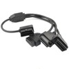 OLLGEN OBD2 Splitter Cable,OBD-II Extension Cable,1 Male to 3 Female