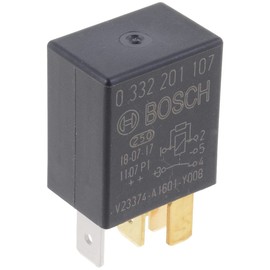 BOSCH 0332201107 Changeover Micro Relay - 5 Pins, 12 V, 30/10 A - Single
