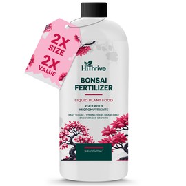 16oz Bonsai Fertilizer Liquid - Makes 96 Gallons of Bonsai Tree Fertilizer, Premium Liquid Plant Food, 2-2-2 NPK Formula, Enriched with Micronutrients for Healthy Roots, Branching & Foliage