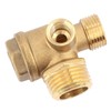 3-Port Brass Air Compressor Check Valve Connection Tool Check Valve