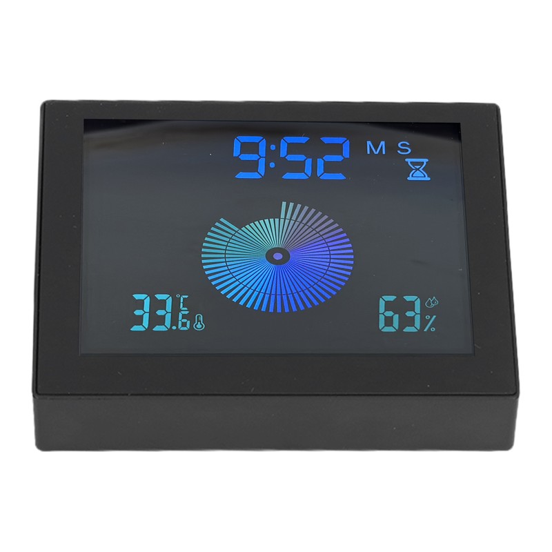 5in Wall Shower Clock Digital Timer Alarm Temperature Humidity Display