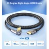 Cable Matters 48Gbps Ultra HD 8K Right Angle HDMI Cable