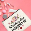 UPNEGE Wedding Makeup Bag Gifts for Bride Bridesmaids, Wedding Day