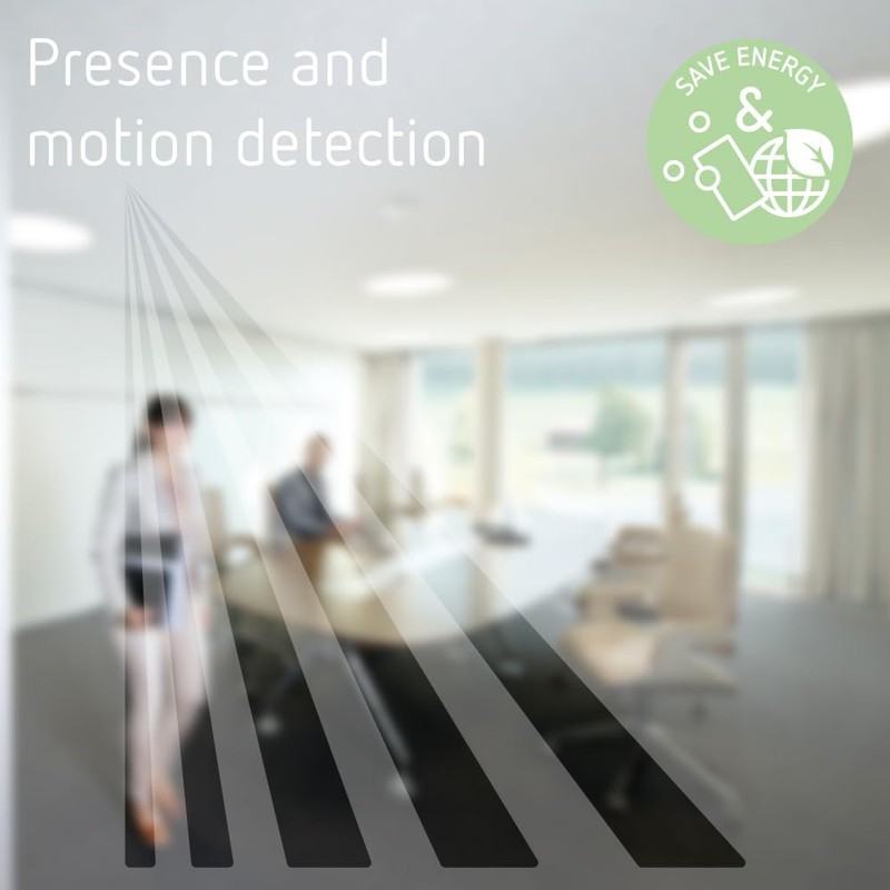 Theben 1010201 theLuxa R180 BK - 180° Passive Infrared (PIR)