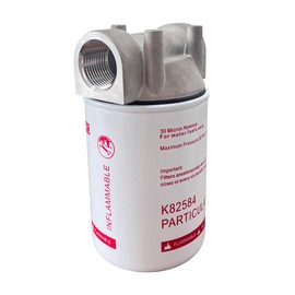 iFJF 2Pcs R18189-30 Spin-on Fuel Filter 1” NPT 30 Micron Replacement for Mobile & Stationary Fuel Tank Pump for 25 GPM Gasoline Diesel Kerosene 2 Packs