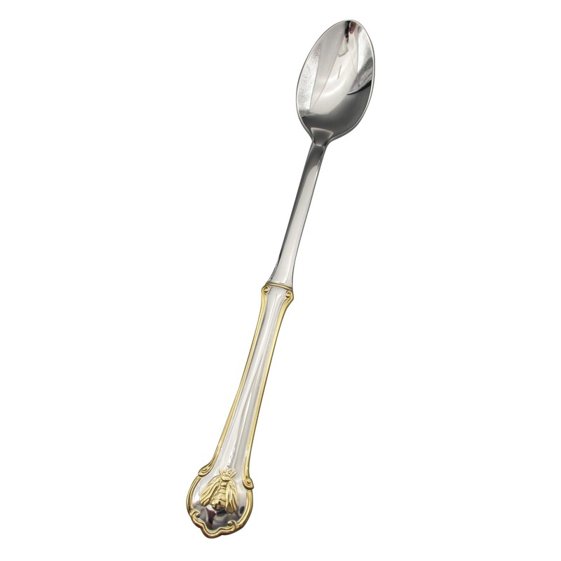 Wallace Napoleon Bee Gold 18/10 Stainless Iced Beverage Spoon (Set