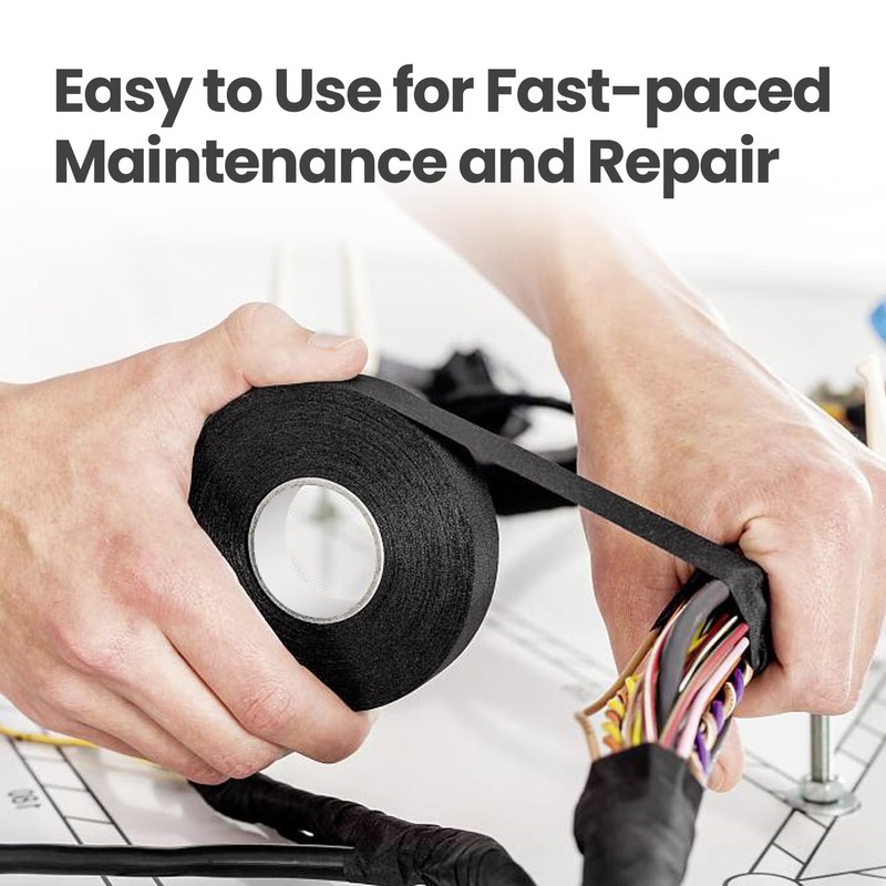 NEZUIBAN Wiring Harness Cloth Tape,3/4 Inch x 50 FT,High Heat