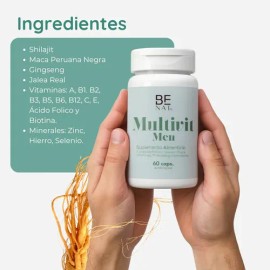 Suplemento Para Hombre Multivit Benat Con Ginseng 60 Caps