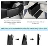 FSTURIOS Car Trash Can, Waterproof Leather Hanging Storage Container Vehicle