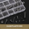 Mardatt 148Pcs 3 Style 15 Sizes Stainless Steel Conical Spring