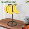 Winmien Double Hooks Standing Banana Holder, Banana Hanger Tree Stand