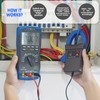 Handheld AC/DC 600A Clamp-on Current Probe Amp Adaptor, KE-605A Digital