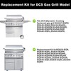 bbq777 2-Pack Radiant Tray and Ceramic Rod Replacement Kit for
