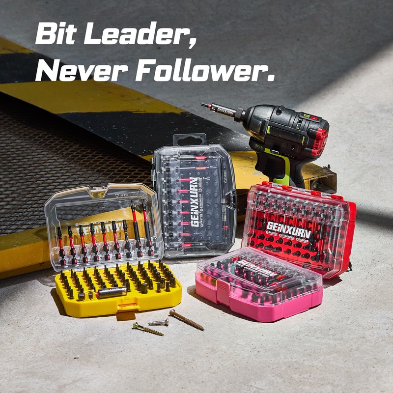 Geinxurn Impact Screwdriver Bits Set, 83Pieces Magnetic Muliti S2 Steel