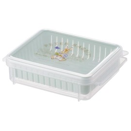 Skater SZR2 Storage Container with Colander, Rice, Side Dishes, Preservation, Made in Japan, S, 9.2 fl oz (260 ml), Peter Rabbit