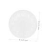 TEHAUX Flexible Clock Mold Resin Epoxy Mold for DIY Crafts