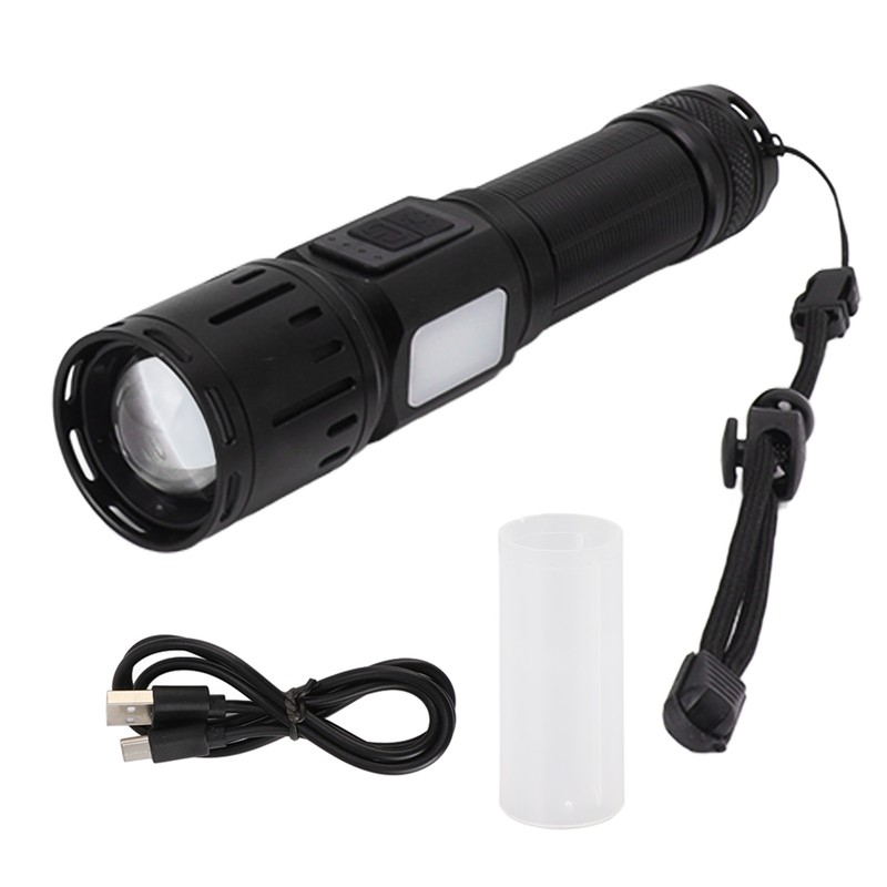 Super Bright Flashlight 7 Modes Waterproof LED Rechargeable Handheld Flashlight