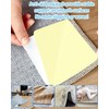 ZEXIJOW Set of 4 White Carpet Non-Slip Underlay - Non-Slip,