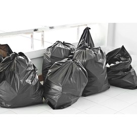 Toughbag 55-60 Gallon Contractor Trash Bags, 38"W x 58"H, 3.0 Mil (32, Black)