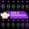 Gelike ec Short Square Soft Gel Nail Tip Kit, X