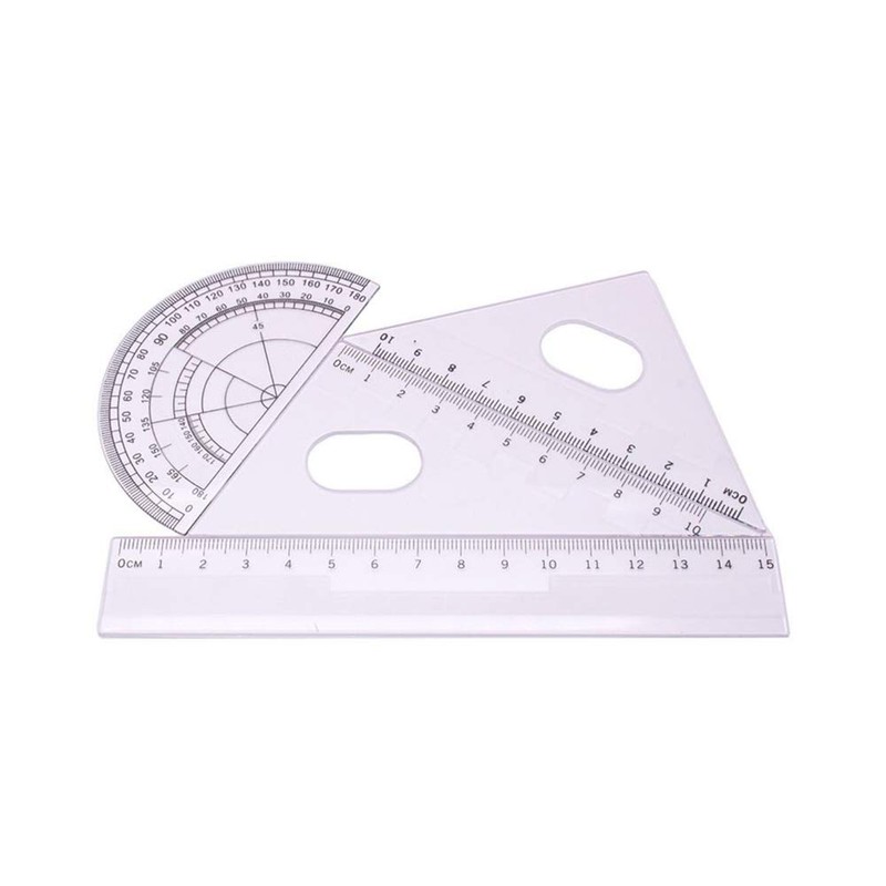 Geometry Set, Compass Maths Set, School Supplies, Compass, 10-Piece Set,