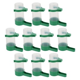 Beavorty Alimentador De Agua para Pájaros Dispensador De Agua para Loros Bebedero De Plástico para Loros Periquitos Cacatúas Periquitos 10 Uds.