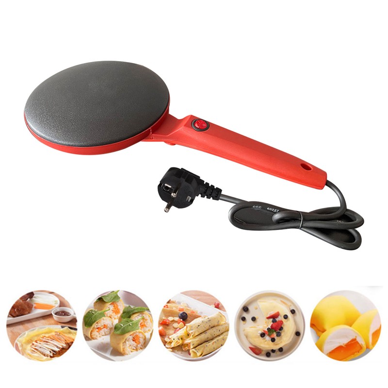 800W Electric Crepe Maker Machine Easy To Use Multifunction Portable