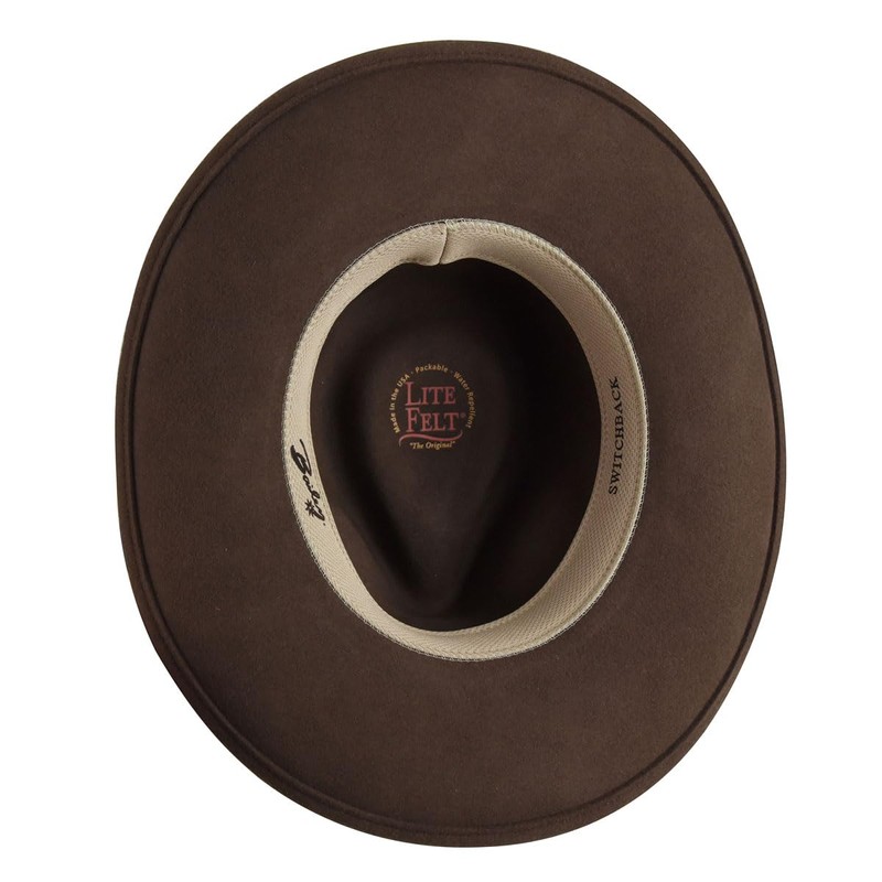 Bailey Western Men's Switchback, Pecan, Medium