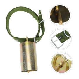 CORHAD 1pc Thickened Loud Cow and Sheep Bell Lanyard for Lost Accessory Sound for Farm Animals Random Rope Style