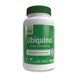 Health Thru Nutrition Ubiquinol 100mg as Kaneka QH Reduced CoQ-10 | Stabilized - 3rd Party Tested | Enhanced Bioavailability | Cardiovascular & Mitochondria Function Support | Non-GMO (Pack of 60)